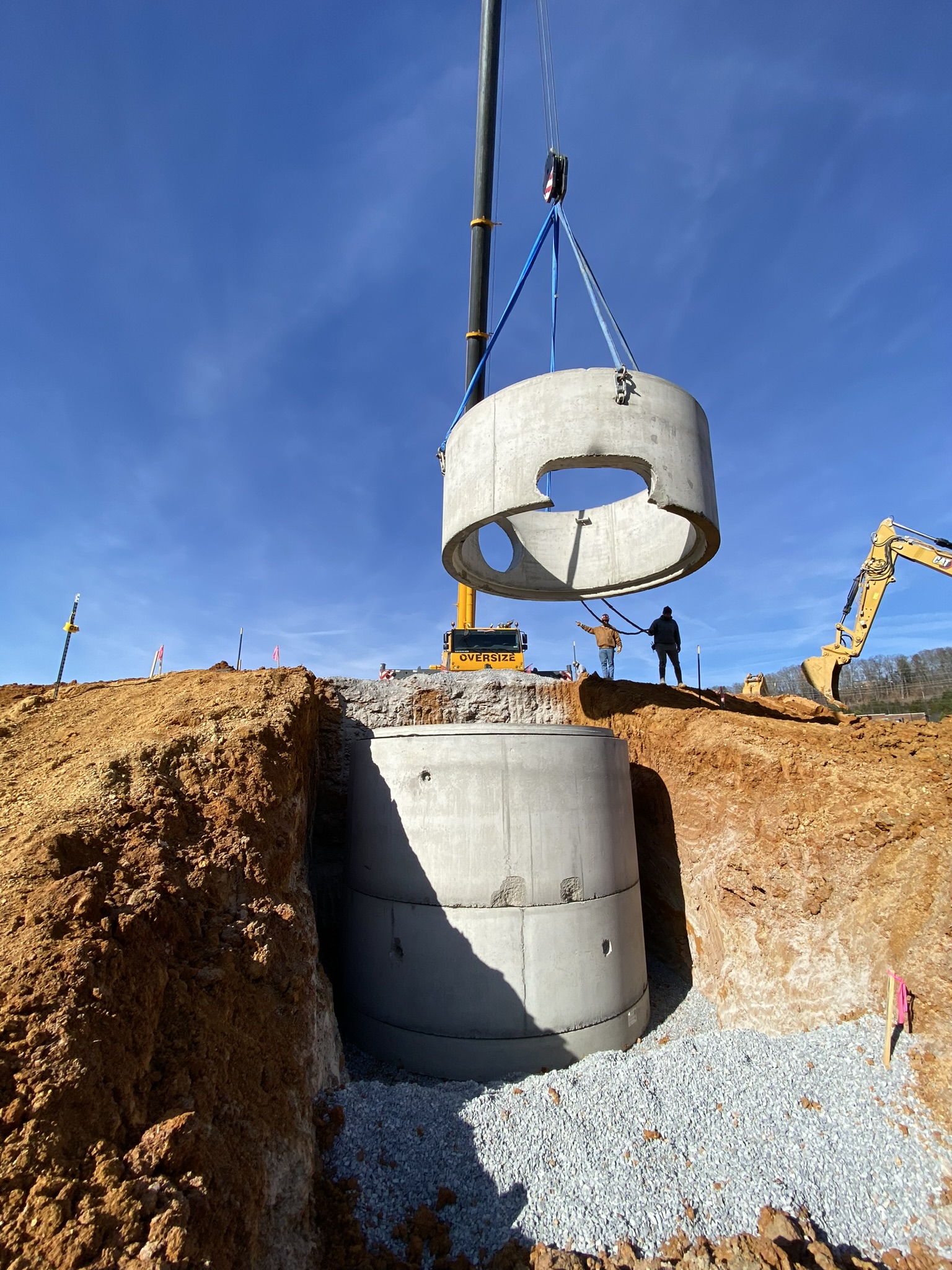 Storm structure installation